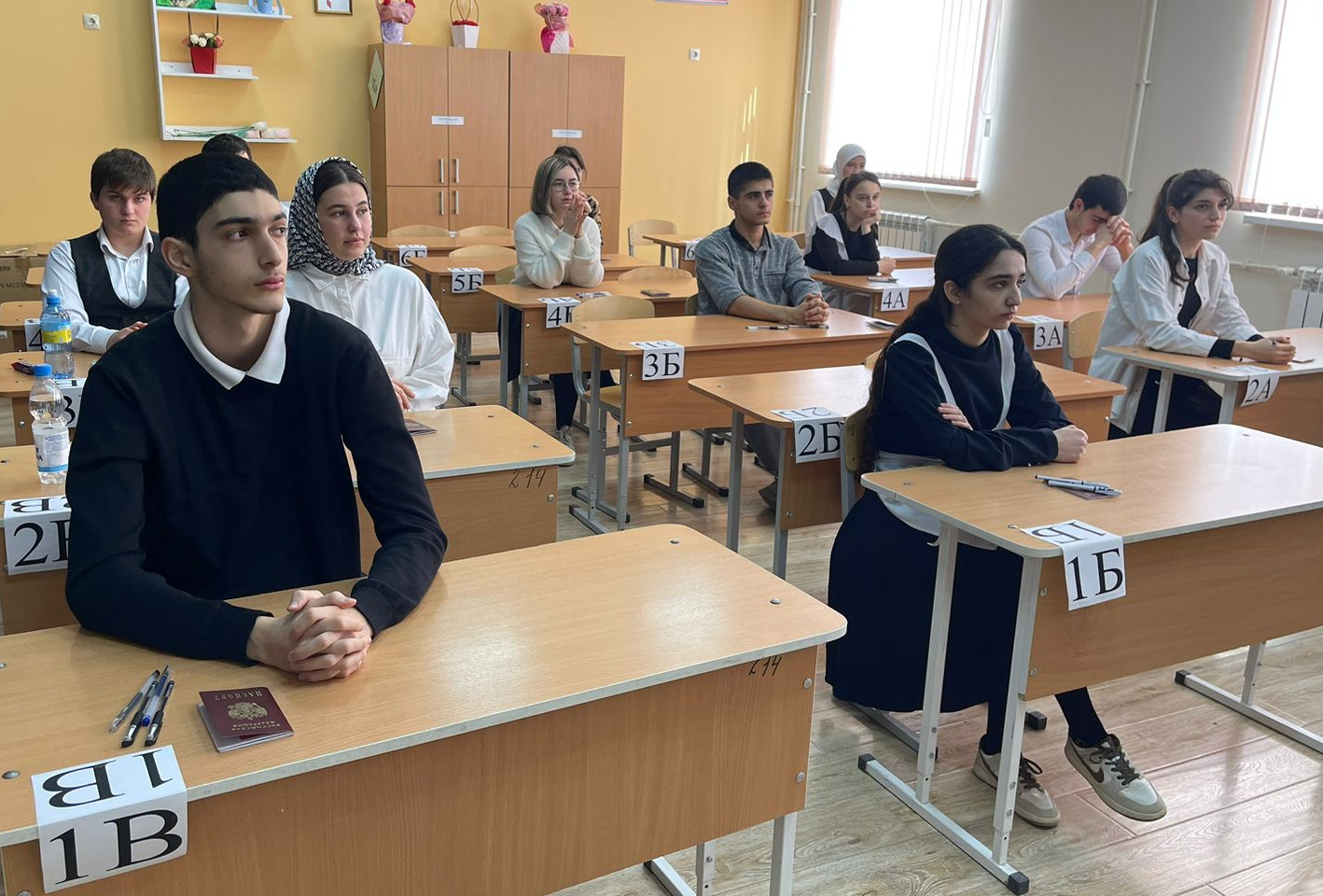 Тренировочный экзамен для выпускников прошел в Дагестане
